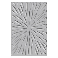 Sizzix 3D Embossing Folder & Stencil Set - Stacey Park / Burst of Bright